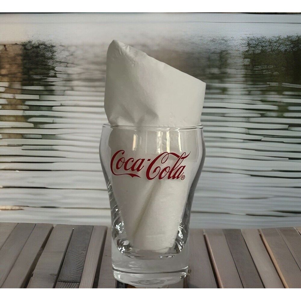Coca Cola Mini Fountain / Shot‎ 3in Vintage Collectible Glass